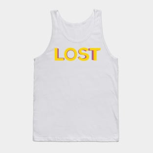 LOST (text) Tank Top